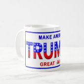 ドナルド・トランプ大統領 – 1コーヒーマグ コーヒーマグカップ (正面左)