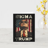 ドナルド・トランプ大統領 – Sigma Trump カード (黄色い花)