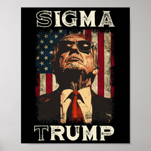 ドナルド・トランプ大統領 – Sigma Trump ポスター (正面)