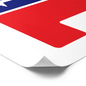 ドナルド・トランプ大統領GOP象の髪のロゴ ポスター (角)