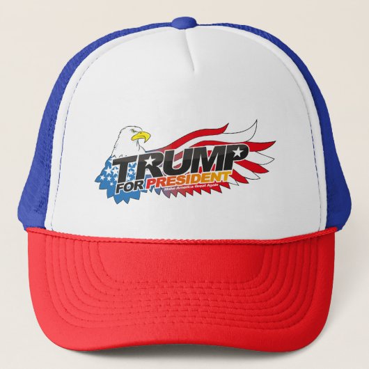 ドナルド・トランプ大統領Trucker Hat キャップ (正面)