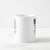 ドナルド・トランプ就任式の日2025第47期米国国旗 コーヒーマグカップ (中央)