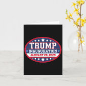 ドナルド・トランプ就任式の日2025 カード (黄色い花)