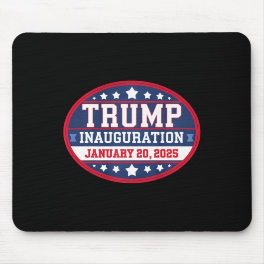 ドナルド・トランプ就任式の日2025 マウスパッド (正面)