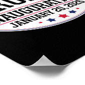 ドナルド・トランプ就任式の日2025 1 ポスター (角)