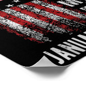 ドナルド・トランプ就任式の日2025 47番目のトランプ202 ポスター (角)