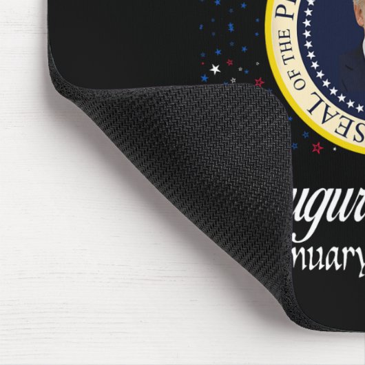 ドナルド・トランプ就任式の日2025 47th米国の大統領 マウスパッド (コーナー)