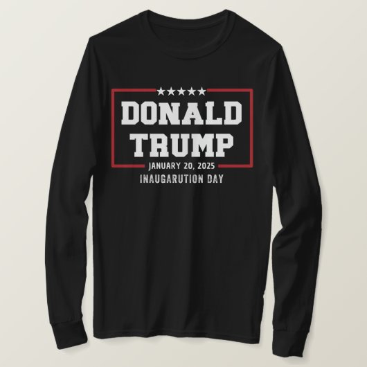 ドナルド・トランプ就任式2025年47人目の大統領 Tシャツ (デザイン正面)