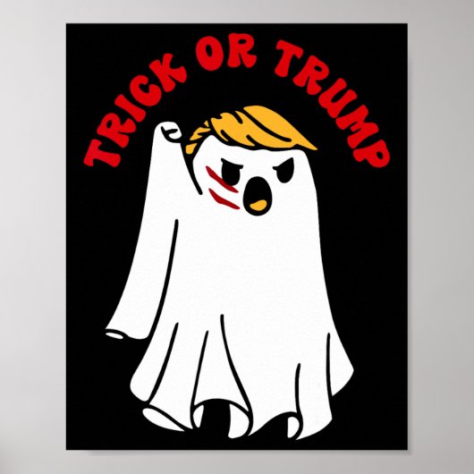 ドナルド・トランプ幽霊殴り合いハロウィン ポスター (正面)