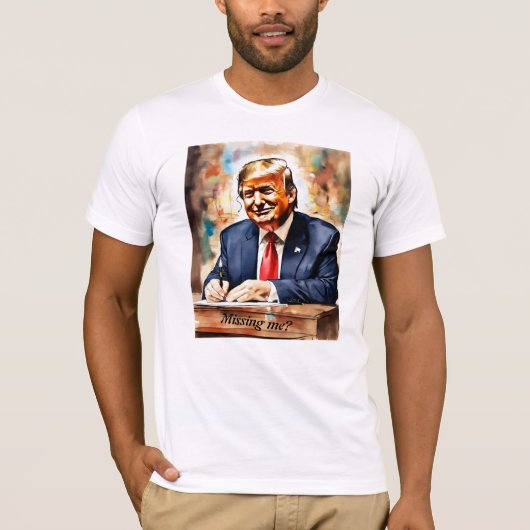 ドナルド・トランプ恋しく思、私のTシャツの選挙投票 Tシャツ (正面)