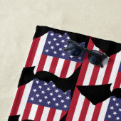 ドナルド・トランプ愛国国旗のビーチタオル ビーチタオル (インサイチュ)