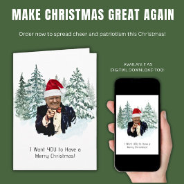 ドナルド・トランプ愛国的なクリスマス カード