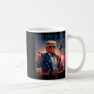 ドナルド・トランプ愛国花火7月Gの4日を作る コーヒーマグカップ