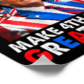 ドナルド・トランプ愛国花火7月Gの4日を作る ポスター (角)