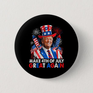 ドナルド・トランプ愛国花火7月Gの4日を作る 缶バッジ