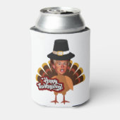 ドナルド・トランプ感謝祭トルコ 缶クーラー (缶裏面)