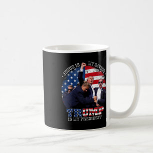 ドナルド・トランプ戦イエスは私の救い主トランプは私 コーヒーマグカップ