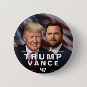 ドナルド・トランプ政権47選挙 缶バッジ