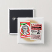 ドナルド・トランプ政治取引カード 缶バッジ (正面&裏面)