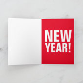 ドナルド・トランプ新年のグリーティングカード シーズンカード (内部)