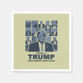 ドナルド・トランプ時代 スタンダードカクテルナプキン (正面)