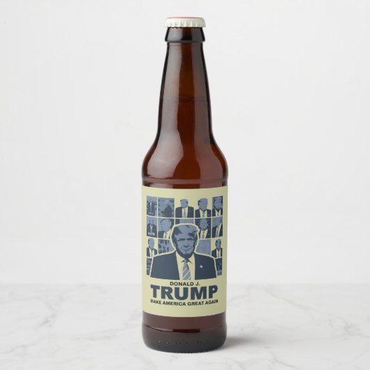 ドナルド・トランプ時代 ビールラベル (正面)