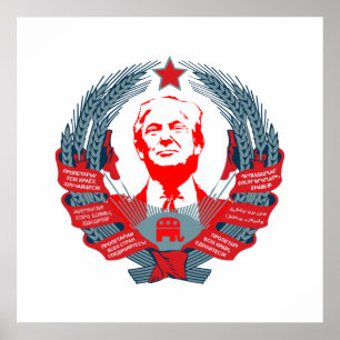 ドナルド・トランプ氏、ロシア大統領 ポスター