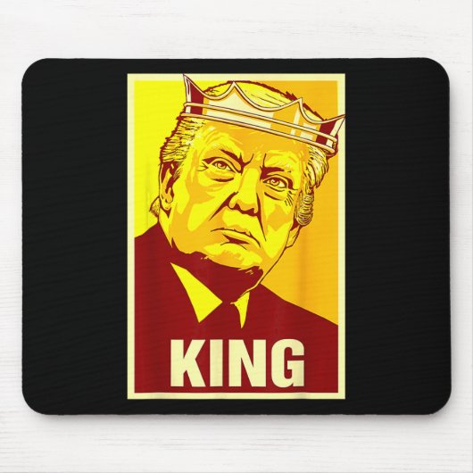 ドナルド・トランプ王 アメリカ万歳 トランプ王 マウスパッド (正面)