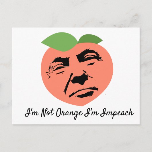 ドナルド・トランプ私はオレンジではない私はインピーチ ポストカード (正面)