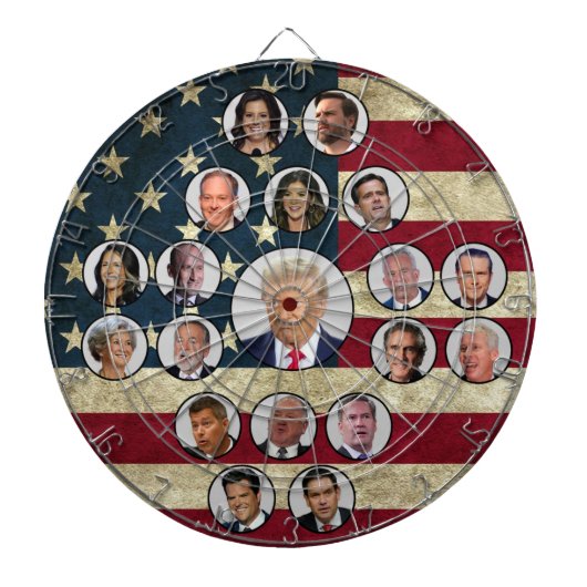 ドナルド・トランプ第2内閣 ダーツボード (正面)