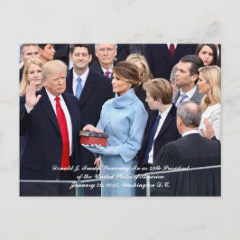 ドナルド・トランプ第45代大統領の宣誓 ポストカード