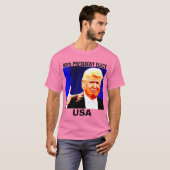 ドナルド・トランプ第45代大統領、アディダスTシャツ Tシャツ (正面フル)