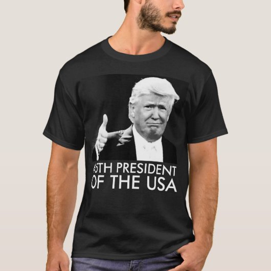 ドナルド・トランプ第45代大統領Tシャツ Tシャツ (正面)