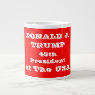 ドナルド・トランプ第45代米国大統領 ジャンボコーヒーマグカップ