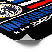 ドナルド・トランプ第47代大統領就任式の日1月 ポスター (角)