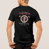 ドナルド・トランプ第47代大統領就任式2025 トライブレンドＴシャツ (裏面)
