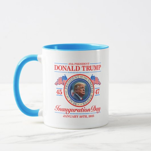 ドナルド・トランプ第47代大統領就任式2025 マグカップ (左)