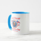 ドナルド・トランプ第47代大統領就任式2025 マグカップ (正面左)
