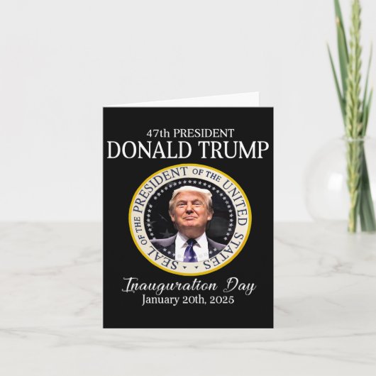 ドナルド・トランプ第47代大統領就任式2025 Supp カード (正面)