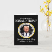 ドナルド・トランプ第47代大統領就任式2025 Supp カード (黄色い花)