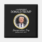 ドナルド・トランプ第47代大統領就任式2025 Supp マグネット (正面)