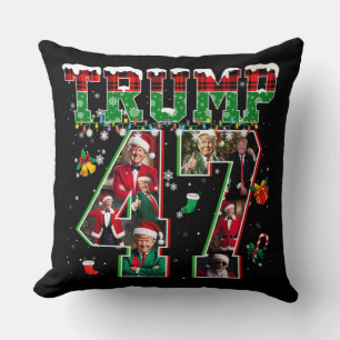 ドナルド・トランプ第47代大統領2024クリスマスサンタ クッション