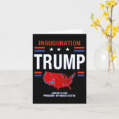 ドナルド・トランプ第47代大統領2025年就任式アメリカ カード (黄色い花)