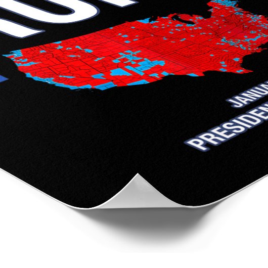 ドナルド・トランプ第47代大統領2025年就任式アメリカ ポスター (角)