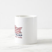 ドナルド・トランプ米国の旗 コーヒーマグカップ (中央)