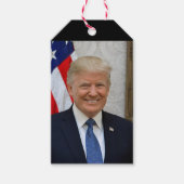 ドナルド・トランプ米国大統領ホワイトハウスMAGA 2024 ギフトタグ (正面)