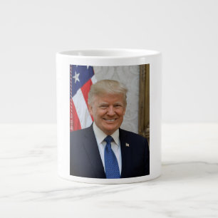 ドナルド・トランプ米国大統領ホワイトハウスMAGA 2024 ジャンボコーヒーマグカップ