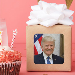 ドナルド・トランプ米国大統領ホワイトハウスMAGA 2024 スクエアシール