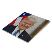 ドナルド・トランプ米国大統領ホワイトハウスMAGA 2024 タイル (側面)