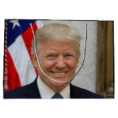 ドナルド・トランプ米国大統領ホワイトハウスMAGA 2024 ラージペーパーバッグ (裏面)